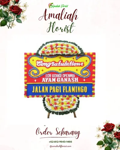 Bunga Papan Congratulation di Gembol